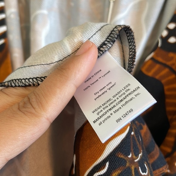 NWT MARA HOFFMAN Agnella Maxi Wrap Dress - Picture 11 of 15